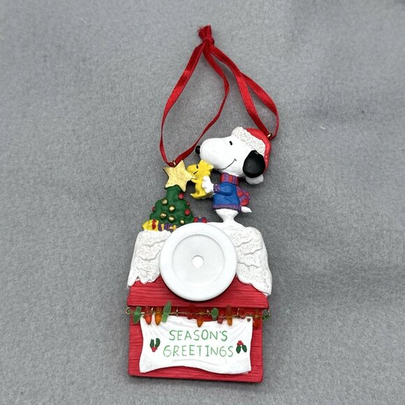 Kurt Adler Peanuts Snoopy Woodstock Ornament Musical Christmas Works Tree Wreath - Picture 3 of 5